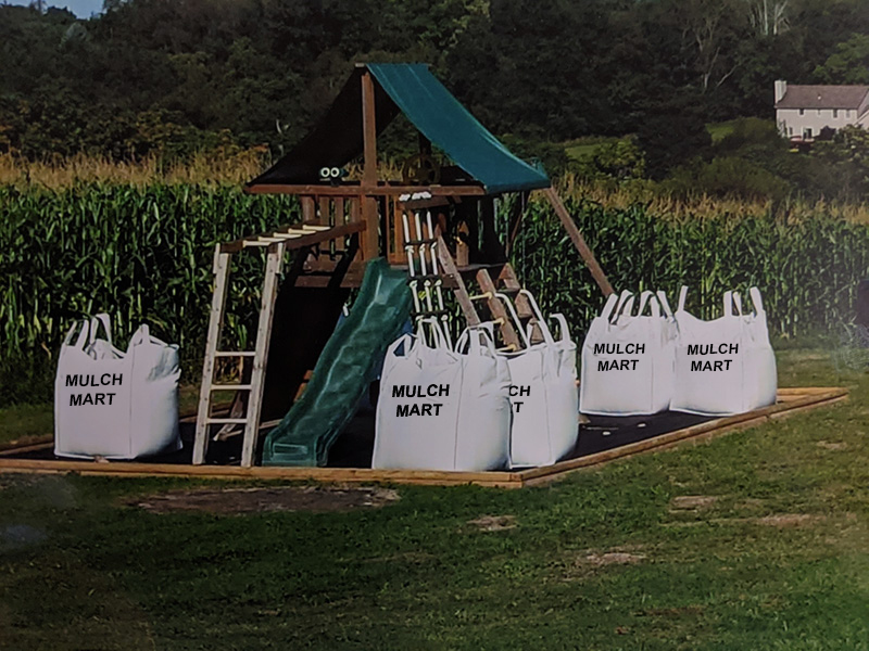 sacks playground mulch